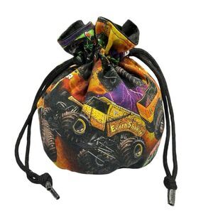 Dice Bag For Tabletop Games Gift Bag Drawstring Bag Monster Jam